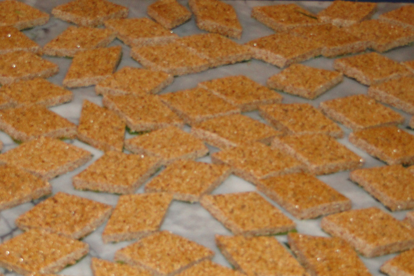 Homemade pasteli 